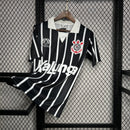 Camisa Corinthians Retrô - 1990 - Preta/Branca