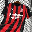 CAMISA Milan - 25/26 Torcedor - Preto/Vermelho