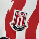 CAMISA Stoke City - 25/26 Torcedor - Vermelho/Branco