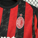 CAMISA Milan - 25/26 Torcedor - Preto/Vermelho