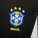 Camisa Brasil Retrô - 2002- Preta/Branca