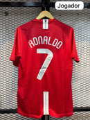 Camisa Man. United Retrô - 07/08 - Vermelho - Ronaldo