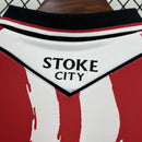 CAMISA Stoke City - 25/26 Torcedor - Vermelho/Branco